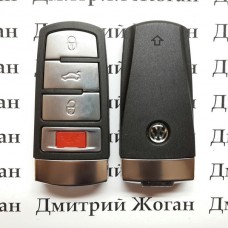 Корпус смарт ключа для Volkswagen (Фольксваген),3 кнопки + 1 кнопка