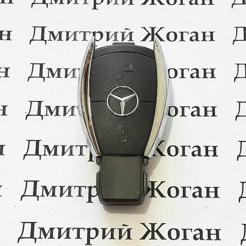 Корпус смарт ключа MERCEDES W204, W164 (мерседес) 2 кнопки, без отсека для батареек