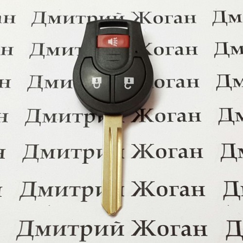 Автоключ для NISSAN ROGUE (Ниссан Роуг) 2 - кнопки + 1 кнопка (PANIK), лезвие NSN14, 315MHZ