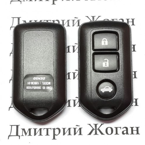 Корпус пульта для Toyota (Тойота) 3 кнопки 