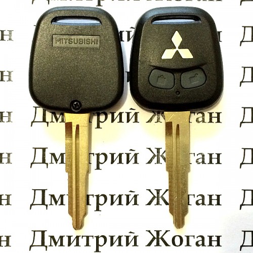 Корпус авто ключа Mitsubishi Lancer (Мицубиси Ланцер) 2 - кнопки