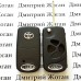 Корпус выкидного ключа для Toyota (Тойота) 3 - кнопки,  лезвие TOY 43 