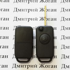 Корпус выкидного ключа MERCEDES W124, W140 (Мерседес) корпус 1 - кнопка, лезвие HU39