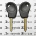 Ключ для Peugeot (Пежо)  лезвие SX9, с чипом ID46