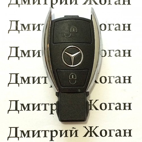 Корпус смарт ключа MERCEDES W204, W164 (мерседес) 2 кнопки, без отсека для батареек