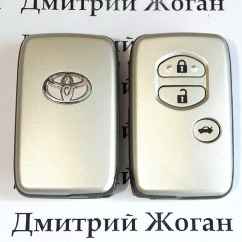 Корпус смарт ключа для Toyota RAV4, Camry, Land Cruiser, Venza (Тойота РАВ4, Камри, Ленд Крузер, Венза) 3 кнопки