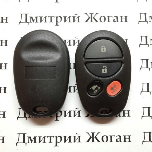     Корпус пульта для Toyota (Тойота) 3 кнопки + 1 кнопка