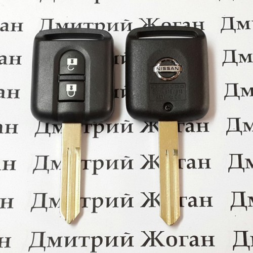 Оригинальный ключ для Nissan (Ниссан) 2 кнопки 433 Mhz с чипом ID 46