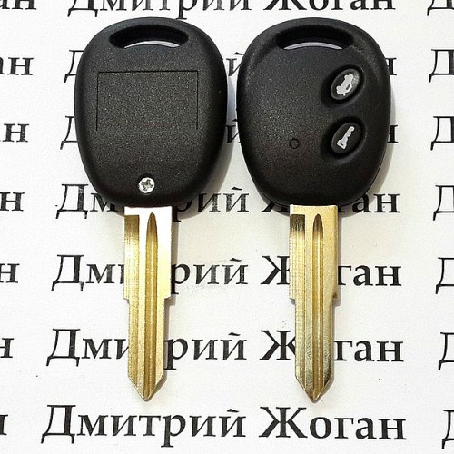 Корпус ключа для Chevrolet Aveo (Шевролет авео) 2 кнопки