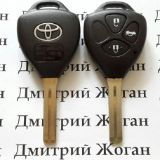 Корпус автоключа для Toyota (Тойота) 3 кнопки, лезвие TOY48