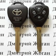 Корпус для автоключа Toyota (Тойота) 4 - кнопки, лезвие TOY43