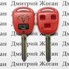 Корпус автоключа для Toyota (Тойота) под 3 кнопки, лезвие TOY 43