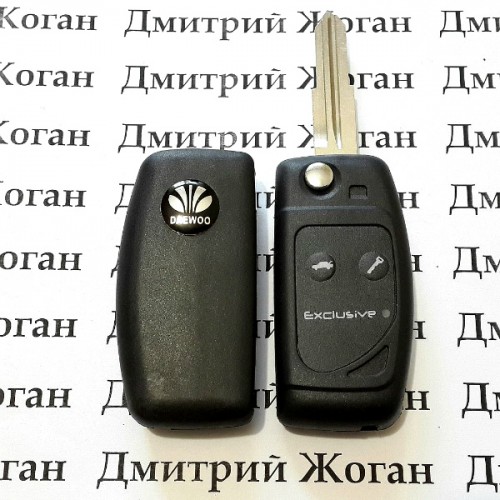 Корпус выкидного ключа для Daewoo Lanos (Дэу Ланос) 2 кнопки