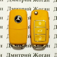 Корпус ключа MERCEDES VITO, SPRINTER  (Мерседес Вито, Спринтер) C, E, S class, 3 кнопки, лезвие на выбор