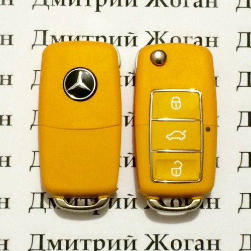 Корпус ключа MERCEDES VITO, SPRINTER  (Мерседес Вито, Спринтер) C, E, S class, 3 кнопки, лезвие на выбор