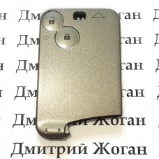    Корпус смарт карты для RENAULT (Рено) 2 -кнопки, без логотипа