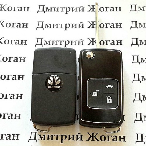 Корпус выкидного ключа для Daewoo Lanos (Дэу Ланос)  3 - кнопки