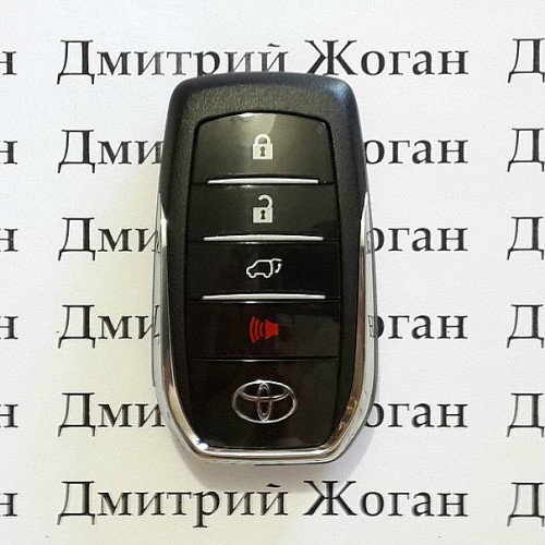 Смарт ключ для Toyota (Тойота) 4 кнопки, 433 MHz