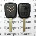 Авто ключ для Citroen (Ситроен) 2 кнопки, с чипом ID46, PCF 7961, 433 MHZ, лезвие VA2