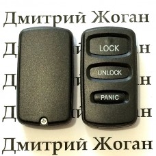 Корпус пульта Mitsubishi (Митсубиси) 3 кнопки 