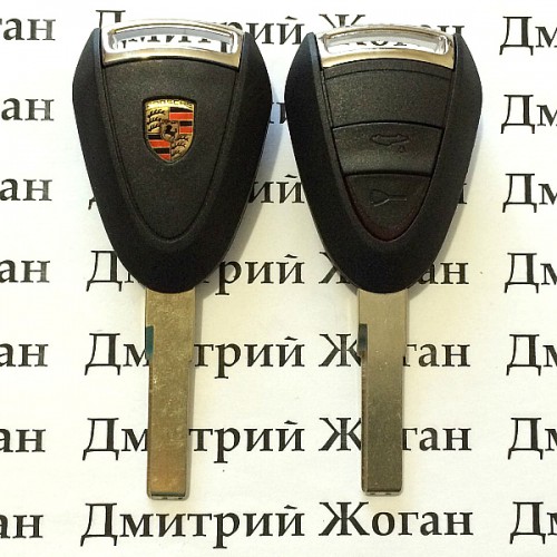 Корпус автоключа для Porsche (Порше) 2 кнопки, лезвие HU66