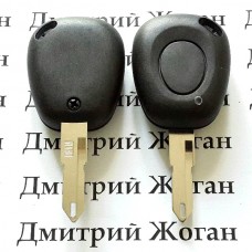Корпус ключа для Renault Laguna (Рено Лагуна) 1 - кнопка, лезвие NE73