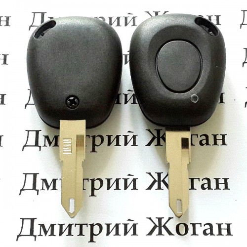 Корпус ключа для Renault Laguna (Рено Лагуна) 1 - кнопка, лезвие NE73