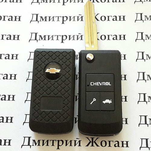 Корпус выкидного ключа для Chevrolet (Шевролет), 2 кнопки