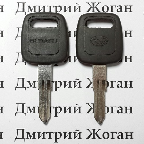 Ключ для SUBARU (Субару) лезвие NSN11 c упорами, с чипом 4D62
