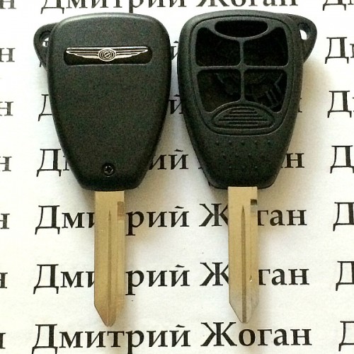 Корпус для автоключа Chrysler (Крайслер) 4 кнопки + 1 (panic)