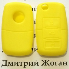 Чехол (силиконовый) для автоключа Seat (Сеат) 3 кнопки