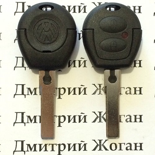 Корпус автоключа Volkswagen (Фольксваген) 2 кнопки , лезвие HU66
