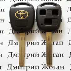 Корпус автоключа для TOYOTA (Тойота) под 3 кнопки , лезвие TOY 40