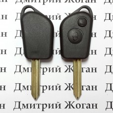 Корпус автоключа Peugeot Partner (Пежо Партнер) 2 кнопки, лезвие SX9