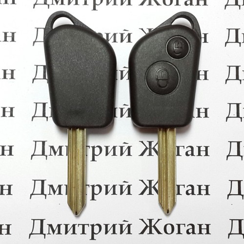 Корпус автоключа Peugeot Partner (Пежо Партнер) 2 кнопки, лезвие SX9