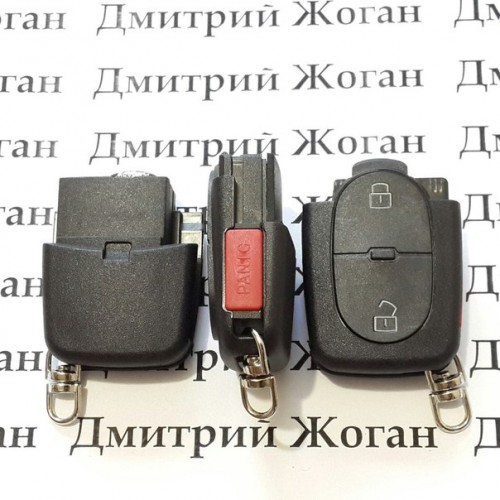 Корпус нижней части выкидного ключа для VOLKSWAGEN (Фольксваген) , 2 - кнопки + 1 кнопка