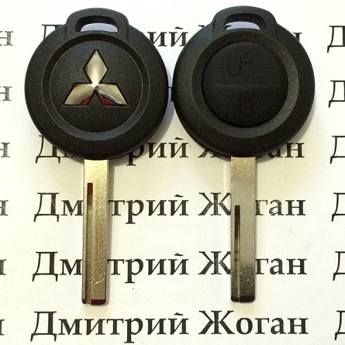 Корпус авто ключа Mitsubishi Colt (Мицубиси Кольт) 2 - кнопки