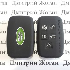 Чехол (силиконовый) для авто ключа LAND ROVER (Ленд Ровер) 5 кнопок