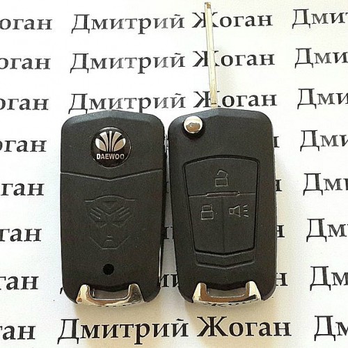 Корпус выкидного ключа для Daewoo Lanos (Дэу Ланос) 3 - кнопки