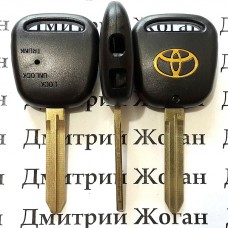 Корпус автоключа Toyota (Тойота) 2 кнопка