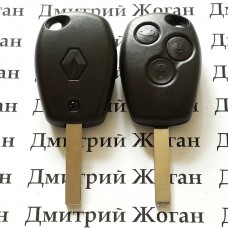                 Корпус для автоключа RENAULT Kangoo, Master (Рено Канго, Мастер) - 3 кнопки лезвие VA2