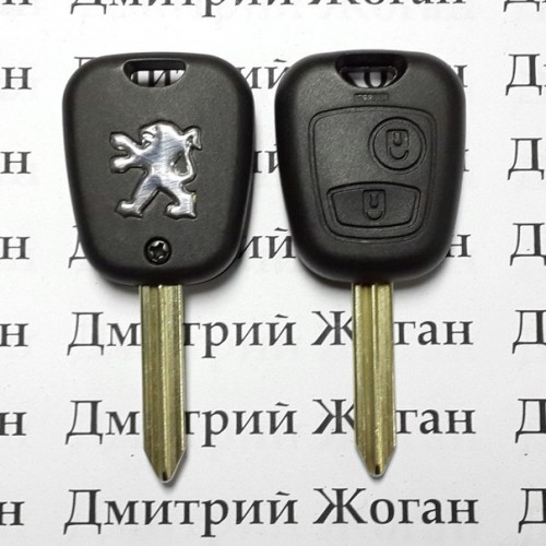 Корпус ключа для Peugeot Partner (Пежо Партнер) 2 - кнопки, лезвие SX 9