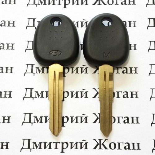 Ключ для Hyundai (Хундай) левый с упором (L), с чипом ID46