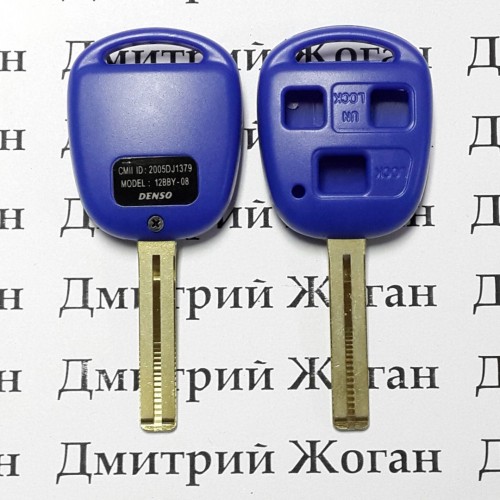 Корпус авто ключа LEXUS (Лексус), 3 кнопки, лезвие TOY48