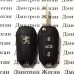 Выкидной ключ для PEUGEOT (Пежо) 508 - 3 кнопки, с чипом ID46/434 MHZ