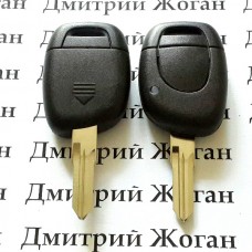 Корпус ключа для Renault Master,Kangoo (Рено Мастер,Канго)  1 - кнопка, лезвие VAC102