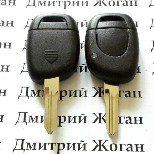 Корпус ключа для Renault Master,Kangoo (Рено Мастер,Канго)  1 - кнопка, лезвие VAC102
