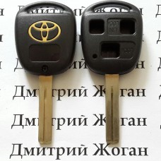Корпус автоключа для TOYOTA (Тойота) под 3 - кнопки, лезвие TOY48