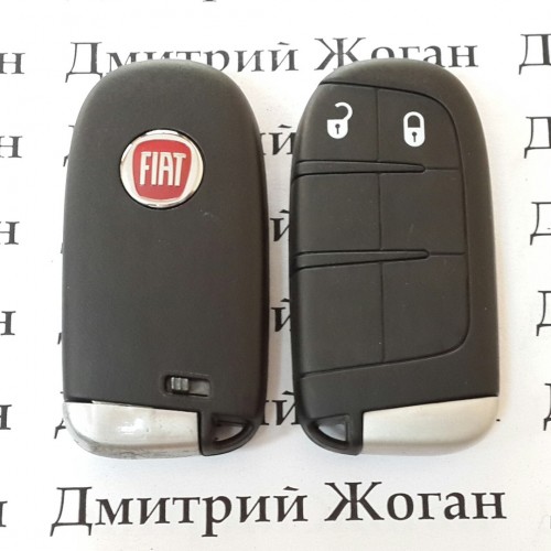 Смарт ключ Fiat (Фиат) 2 кнопки, чип 7946, 433 MHz