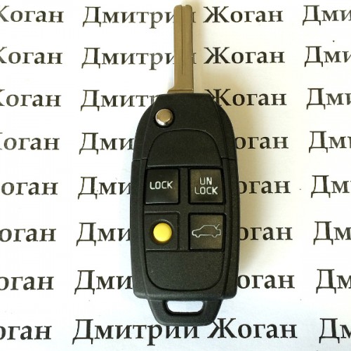 Корпус выкидного автоключа Volvo (Вольво) 4 кнопки 